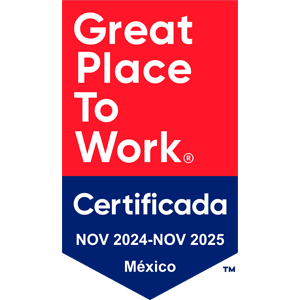 14 Años consecutivos reconocida como Great Place to Work